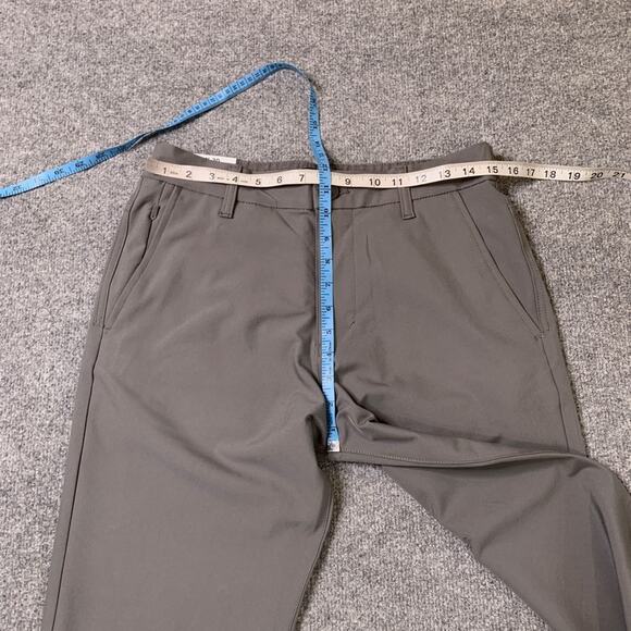 Marc New York Pants Mens 30 Gray Commuter Stretch Flat Front Performance Golf - Picture 4 of 13